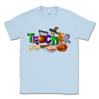 Dusty Blue halloween teacher Classic Tee - LillyAllenDesigns