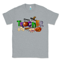 Heather Grey halloween teacher Classic Tee - LillyAllenDesigns