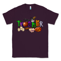 Plum halloween teacher Classic Tee - LillyAllenDesigns