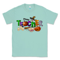 Seafoam halloween teacher Classic Tee - LillyAllenDesigns