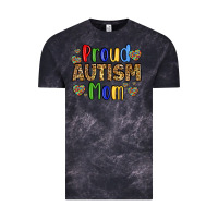 Cloud Black proud autism mom design Vintage Tee - LillyAllenDesigns