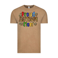 Proud Autism Mom Design Vintage Tee | Teevron