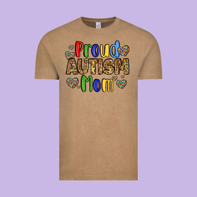Proud Autism Mom Design Vintage Tee Designed By Lillyallendesigns
