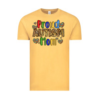 Vintage Mustard proud autism mom design Vintage Tee - LillyAllenDesigns