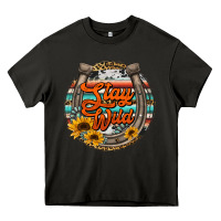 Asphalt stay wild horseshoe Heavy Core Tee - Jasminsmagicworld