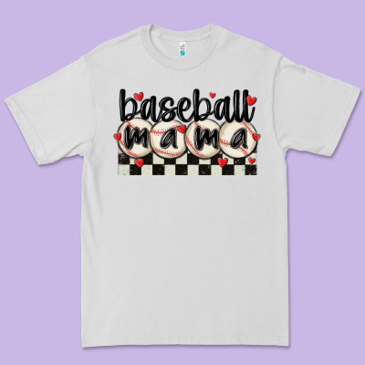 Baseball Mama Premium Tee Designed By Maliassmallbusiness