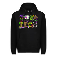 Black mardi gras pharmacy tech Premium Hoodie - OliviaCreatesArt