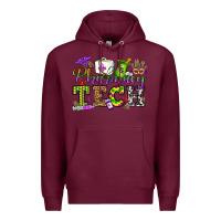 Burgundy mardi gras pharmacy tech Premium Hoodie - OliviaCreatesArt