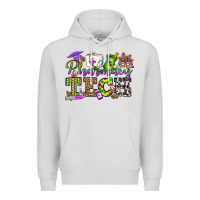Dove Grey mardi gras pharmacy tech Premium Hoodie - OliviaCreatesArt