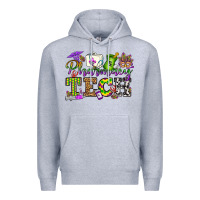 Heather Grey mardi gras pharmacy tech Premium Hoodie - OliviaCreatesArt