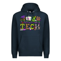 Navy mardi gras pharmacy tech Premium Hoodie - OliviaCreatesArt
