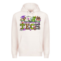 Pale Pink mardi gras pharmacy tech Premium Hoodie - OliviaCreatesArt