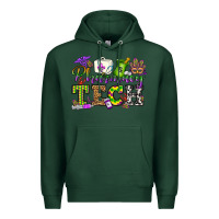 Sports Green mardi gras pharmacy tech Premium Hoodie - OliviaCreatesArt