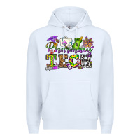 White mardi gras pharmacy tech Premium Hoodie - OliviaCreatesArt