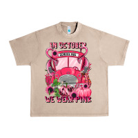 French Oak in october we wear pink halloween school bus Urban Heavy Tee - LillyAllenDesigns