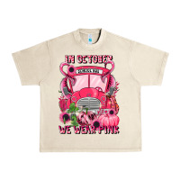 Sandshell in october we wear pink halloween school bus Urban Heavy Tee - LillyAllenDesigns