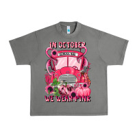 Tornado in october we wear pink halloween school bus Urban Heavy Tee - LillyAllenDesigns