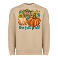 Mushroom It's Fall Y'all Heavyweight Sweatshirt - texasbilliewilder