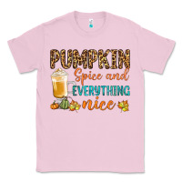 Bubblegum Pink pumpkin spice and everything nice Classic Tee - BundleAndBundleShop