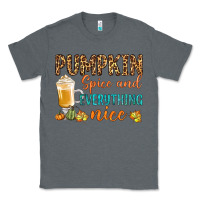 Charcoal Heather pumpkin spice and everything nice Classic Tee - BundleAndBundleShop
