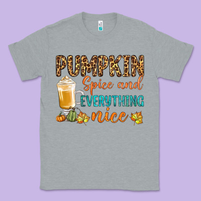Pumpkin Spice And Everything Nice Classic Tee Designed By Bundleandbundleshop