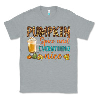 Heather Grey pumpkin spice and everything nice Classic Tee - BundleAndBundleShop
