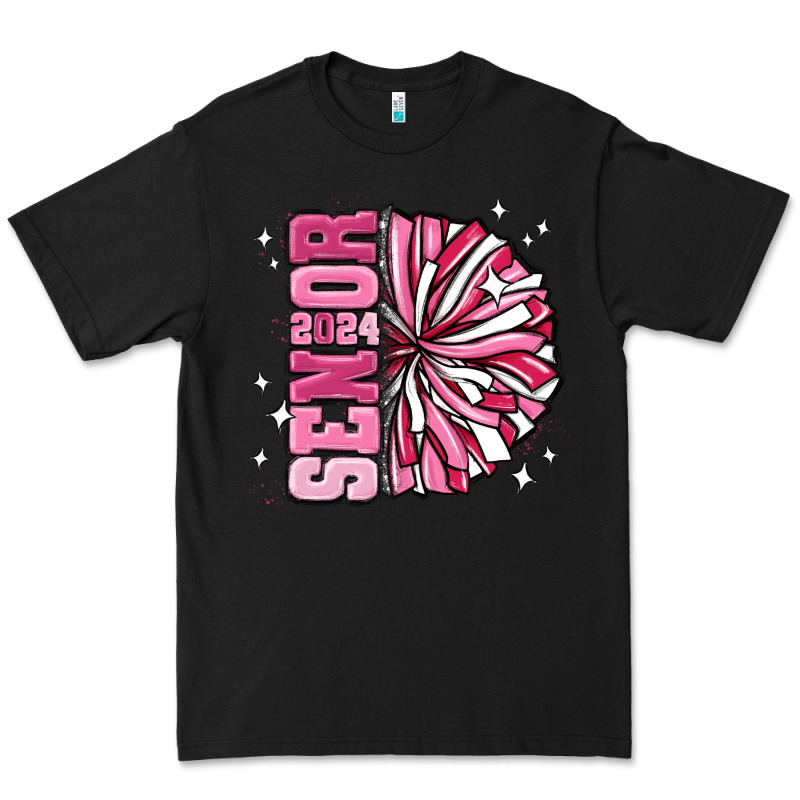 Senior 2024 Pink Cheer Premium Tee by MaliasSmallBusiness | Teevron