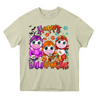Mossy Happy Hallothanksmas unicorns Heavy Core Tee - NancyCooperArtShop