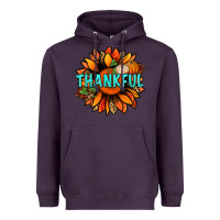 Plum thankful with sunflower bbs Heavyweight Hoodie - BundleAndBundleShop