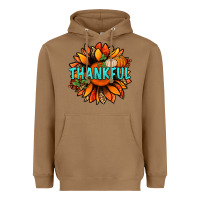Toasted Coconut thankful with sunflower bbs Heavyweight Hoodie - BundleAndBundleShop