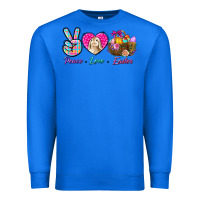 True Royal Peace Love Easter Premium Sweatshirt - BundleAndBundleShop