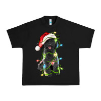 Black christmas black poodles dog Urban Heavy Tee - LillyAllenDesigns