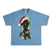 Pebble Blue christmas black poodles dog Urban Heavy Tee - LillyAllenDesigns