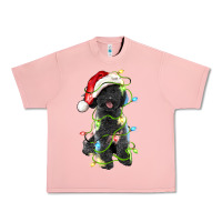 Salmon christmas black poodles dog Urban Heavy Tee - LillyAllenDesigns