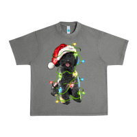 Tornado christmas black poodles dog Urban Heavy Tee - LillyAllenDesigns