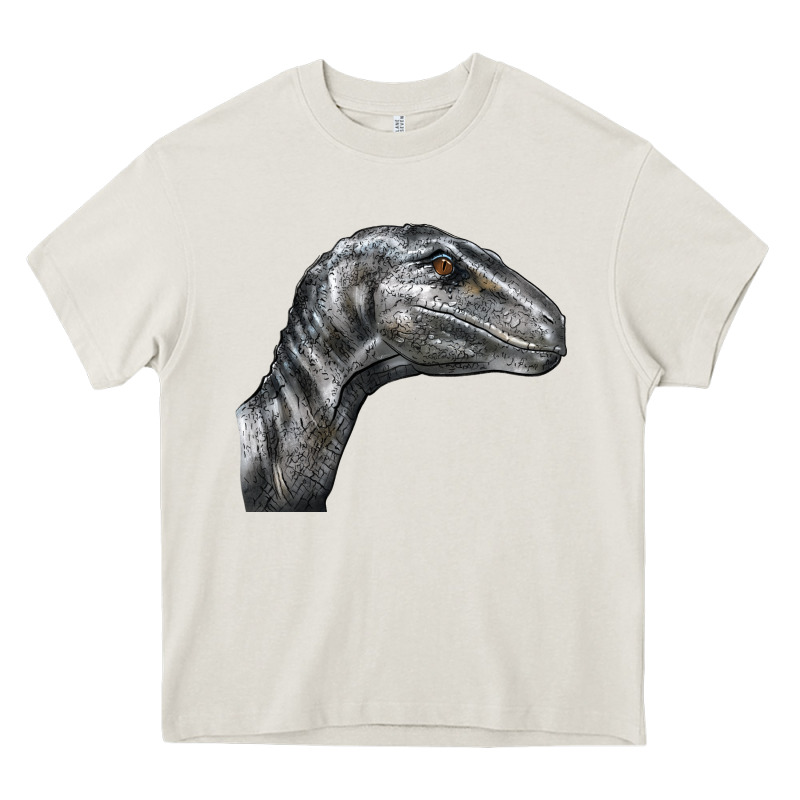 Velociraptor Face Heavy Core Tee by LillyAllenDesigns | Teevron