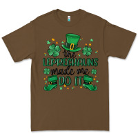 Cacao the leprechauns made me do it Premium Tee - MaliasSmallBusiness