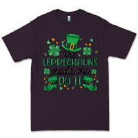 Plum the leprechauns made me do it Premium Tee - MaliasSmallBusiness