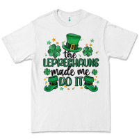 White the leprechauns made me do it Premium Tee - MaliasSmallBusiness