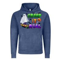 Vintage Denim creep it real Vintage Hoodie - BundleAndBundleShop