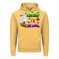Vintage Mustard creep it real Vintage Hoodie - BundleAndBundleShop