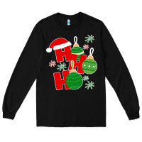 Black Christmas Ho Ho Ho Long Sleeve Tee - Bettercallsaul