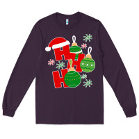 Plum Christmas Ho Ho Ho Long Sleeve Tee - Bettercallsaul