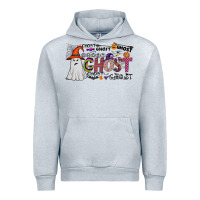 Heather Grey ghost Urban Hoodie - CowhideDigitalArt
