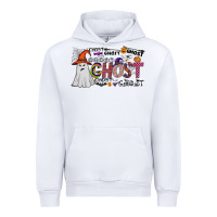 White ghost Urban Hoodie - CowhideDigitalArt