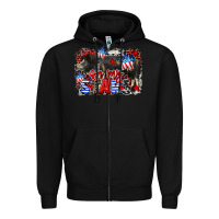 Black Oh my stars pig Zipper Hoodie - CowGirlArtShop