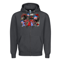 Smoke Oh my stars pig Zipper Hoodie - CowGirlArtShop