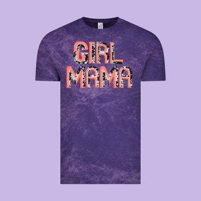 Girl Mama Vintage Tee Designed By Jahusdesignshop