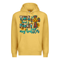 Antique Gold this is how i fight my battles Premium Hoodie - OliviaCreatesArt