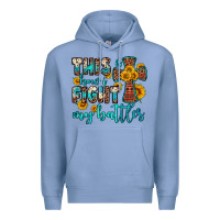 Colony Blue this is how i fight my battles Premium Hoodie - OliviaCreatesArt